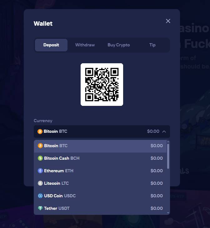 Duel wallet met cryptovaluta
